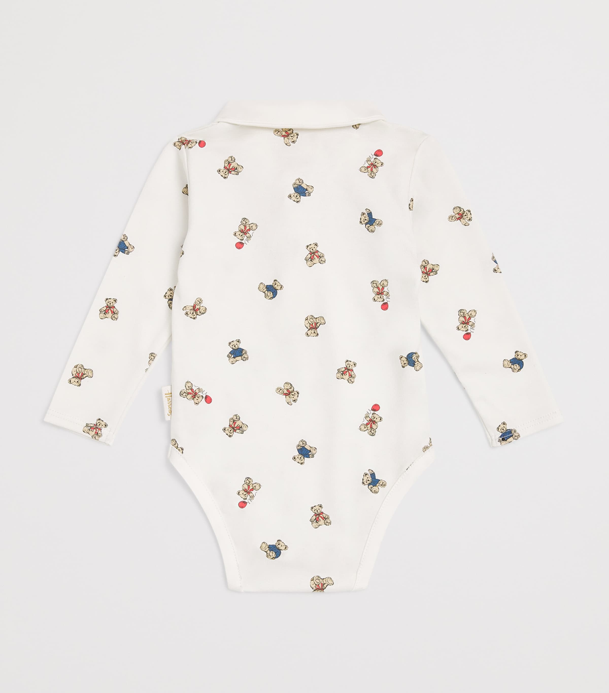 Harrods Henry Bear Vest Ivory Image 2