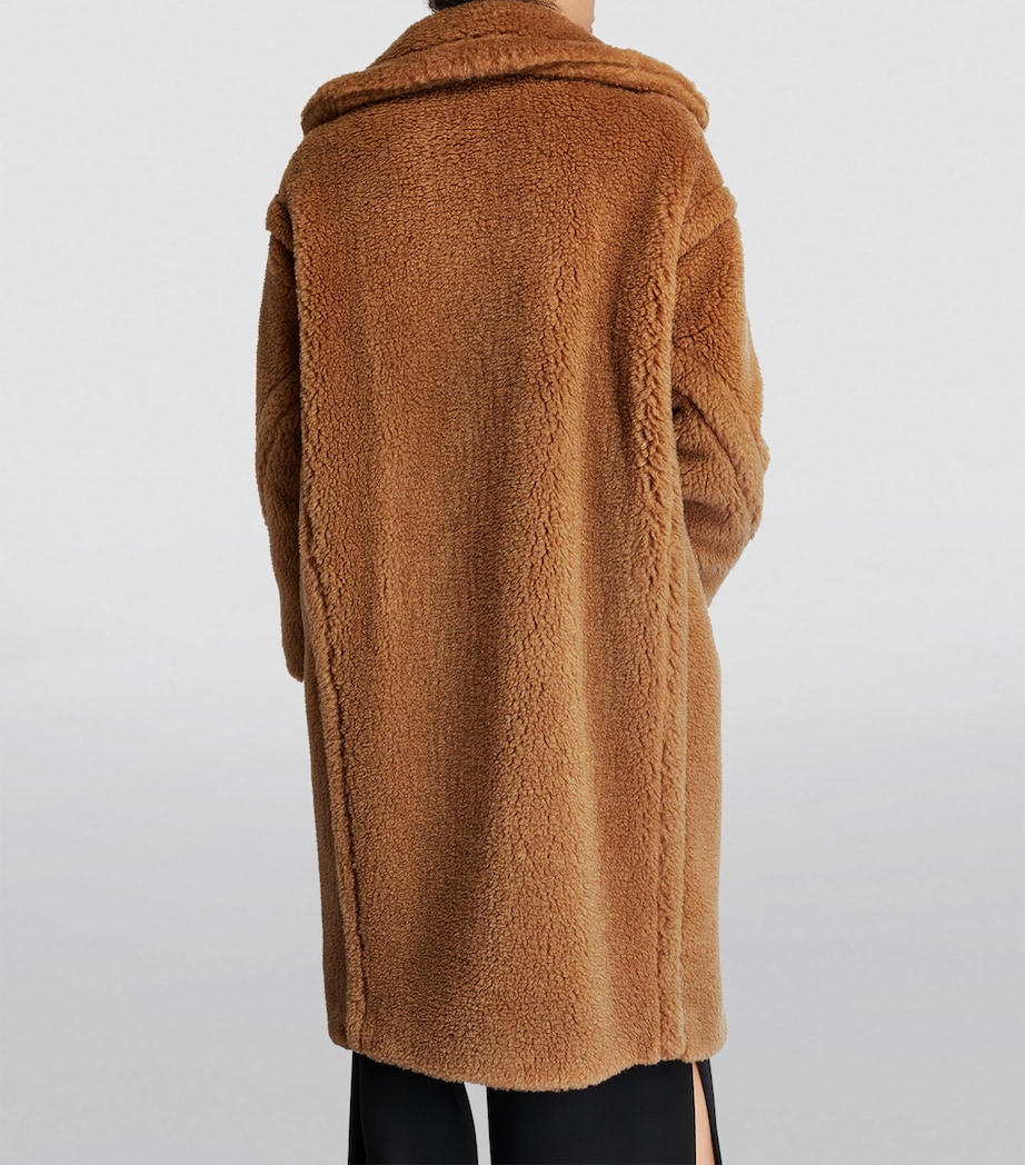 Teddy Bear Icon Coat CAMEL Image 3