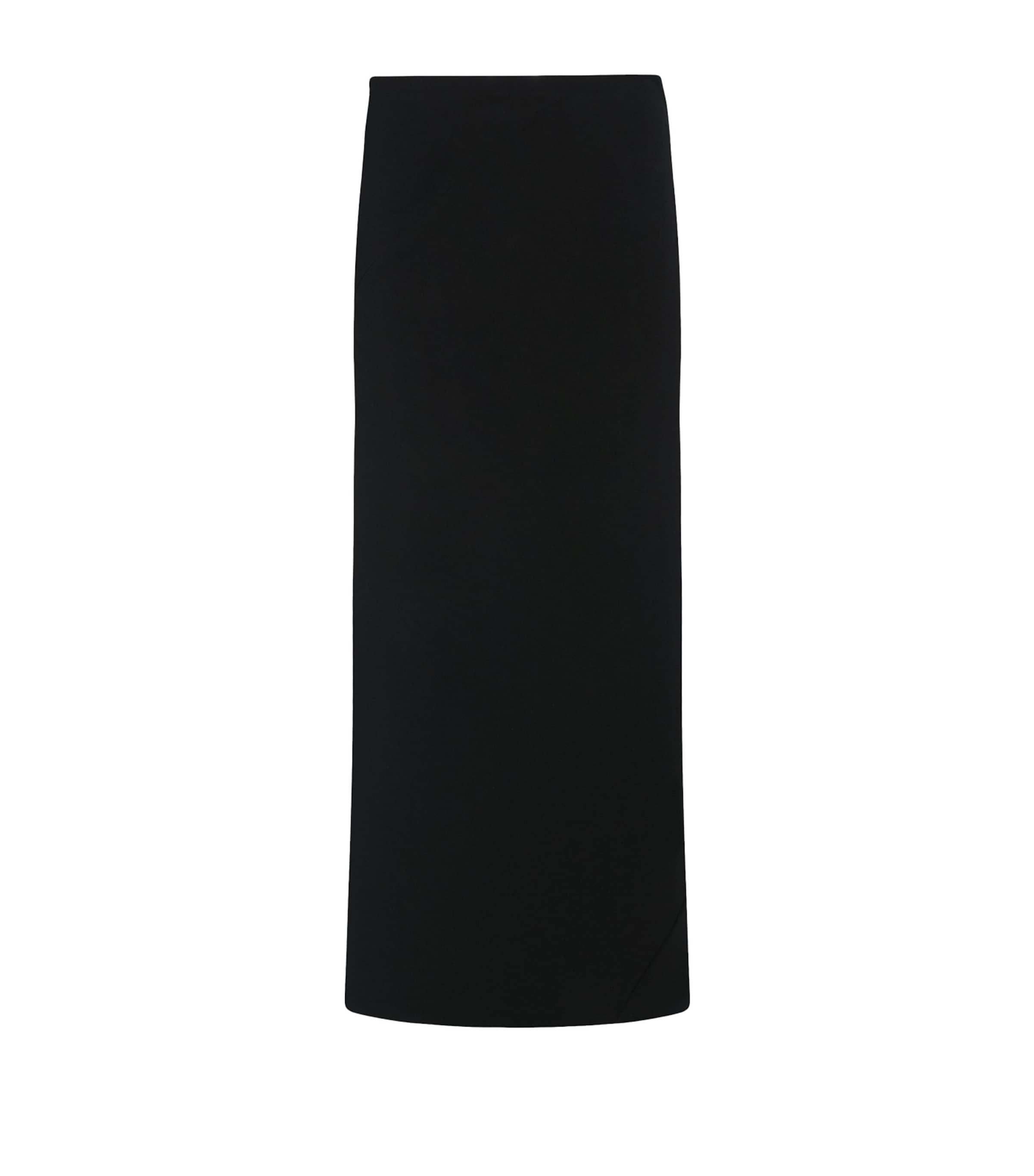 The Row Aurelina Wool Pencil Skirt In Black