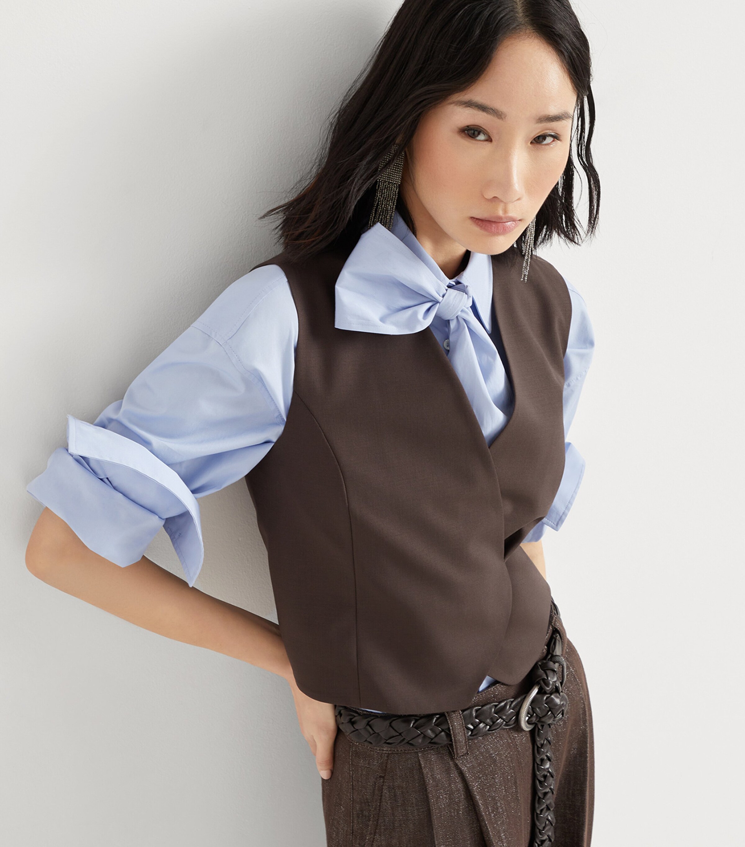 Tropical Luxury Wool Vest C019 Image 5