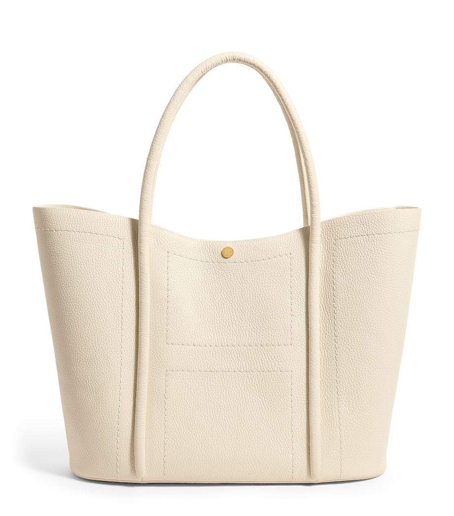 Harrods Leather Rope Tote Bag Birch Image 1
