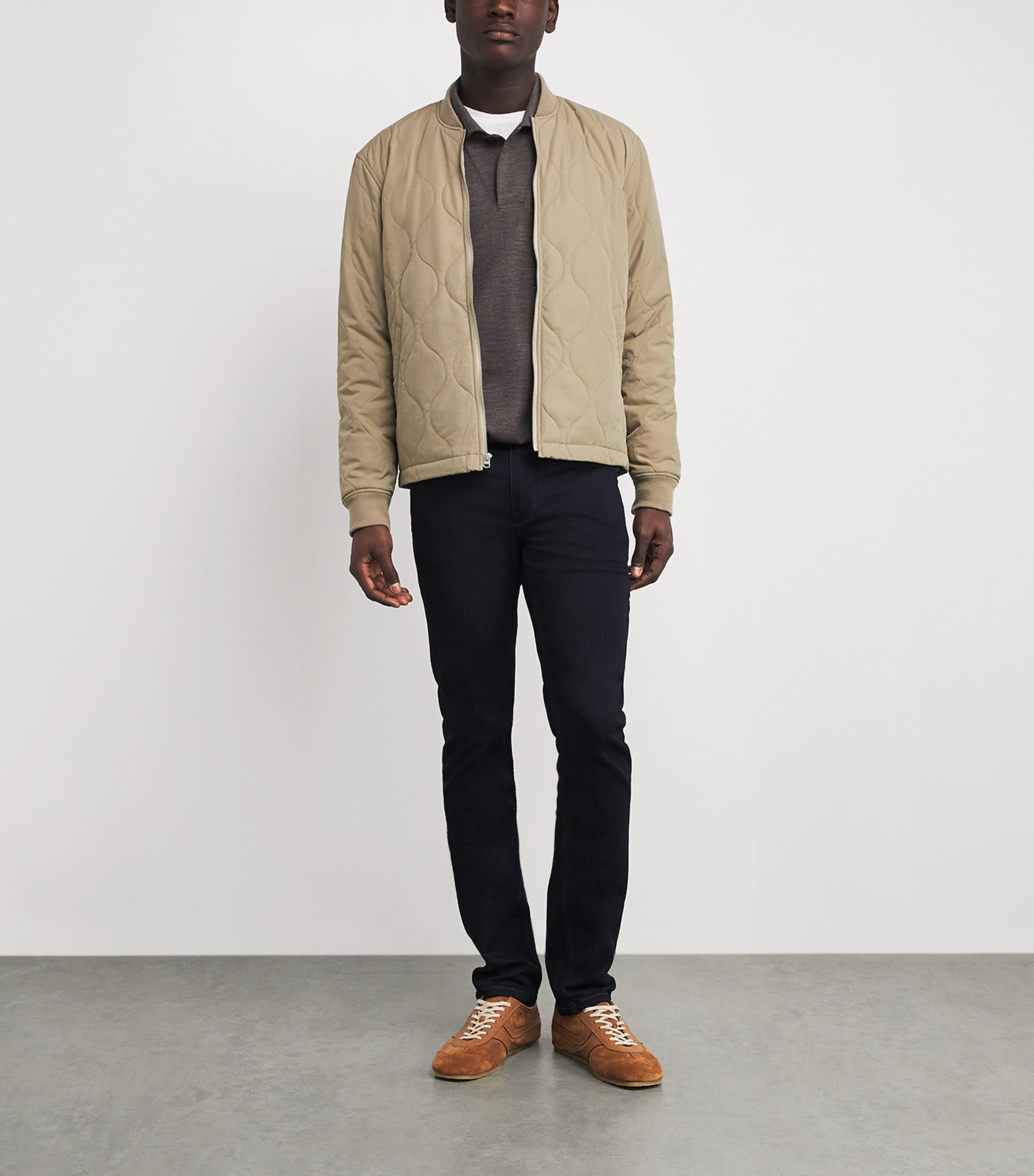 Quilted Blix Bomber Jacket CARIBOU Image 2