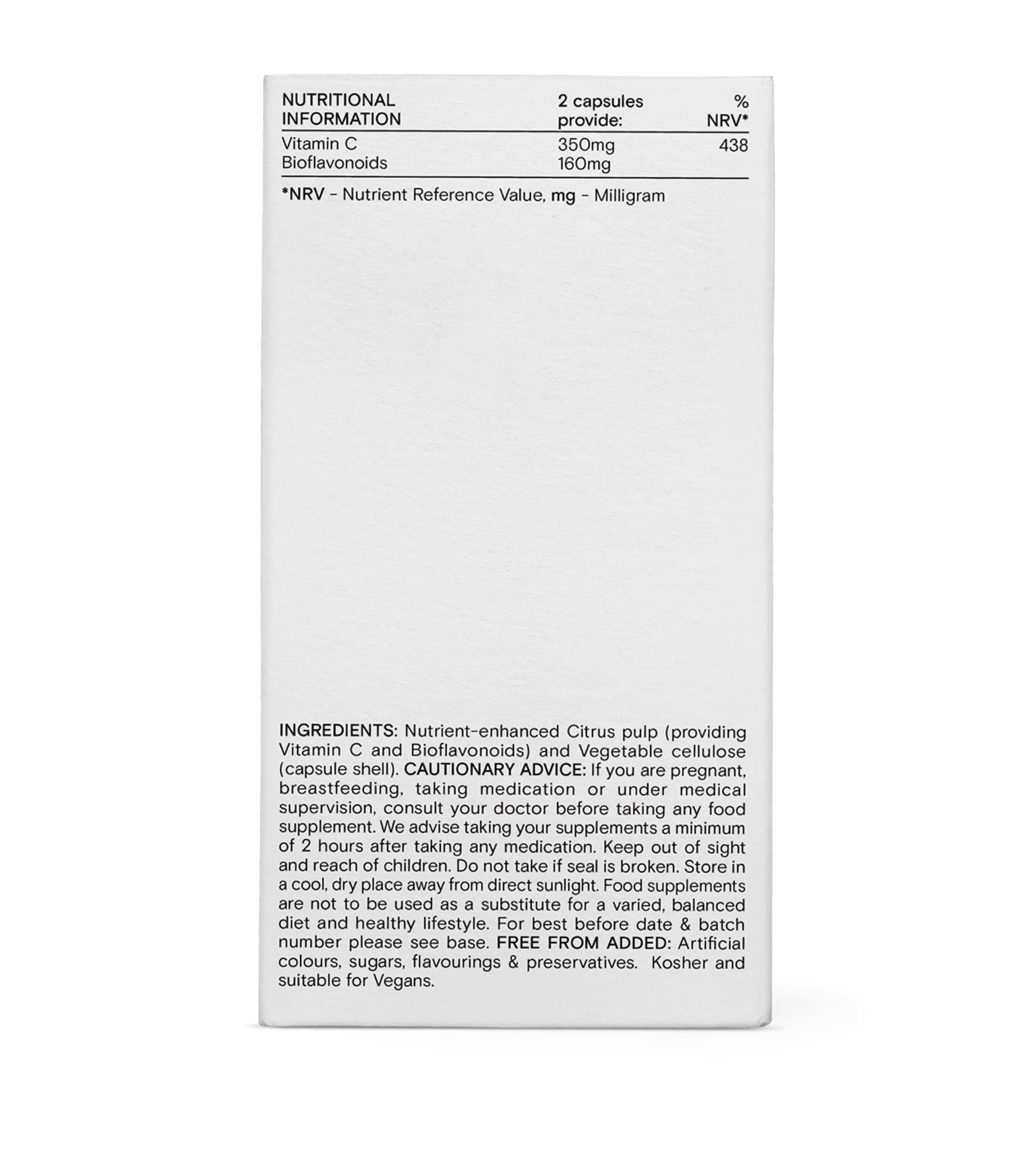 Food-Grown Vitamin D (30 Capsules) NO COLOUR Image 2