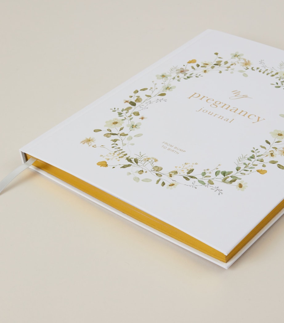 My Pregnancy Journal FLORAL, GOLD Image 3
