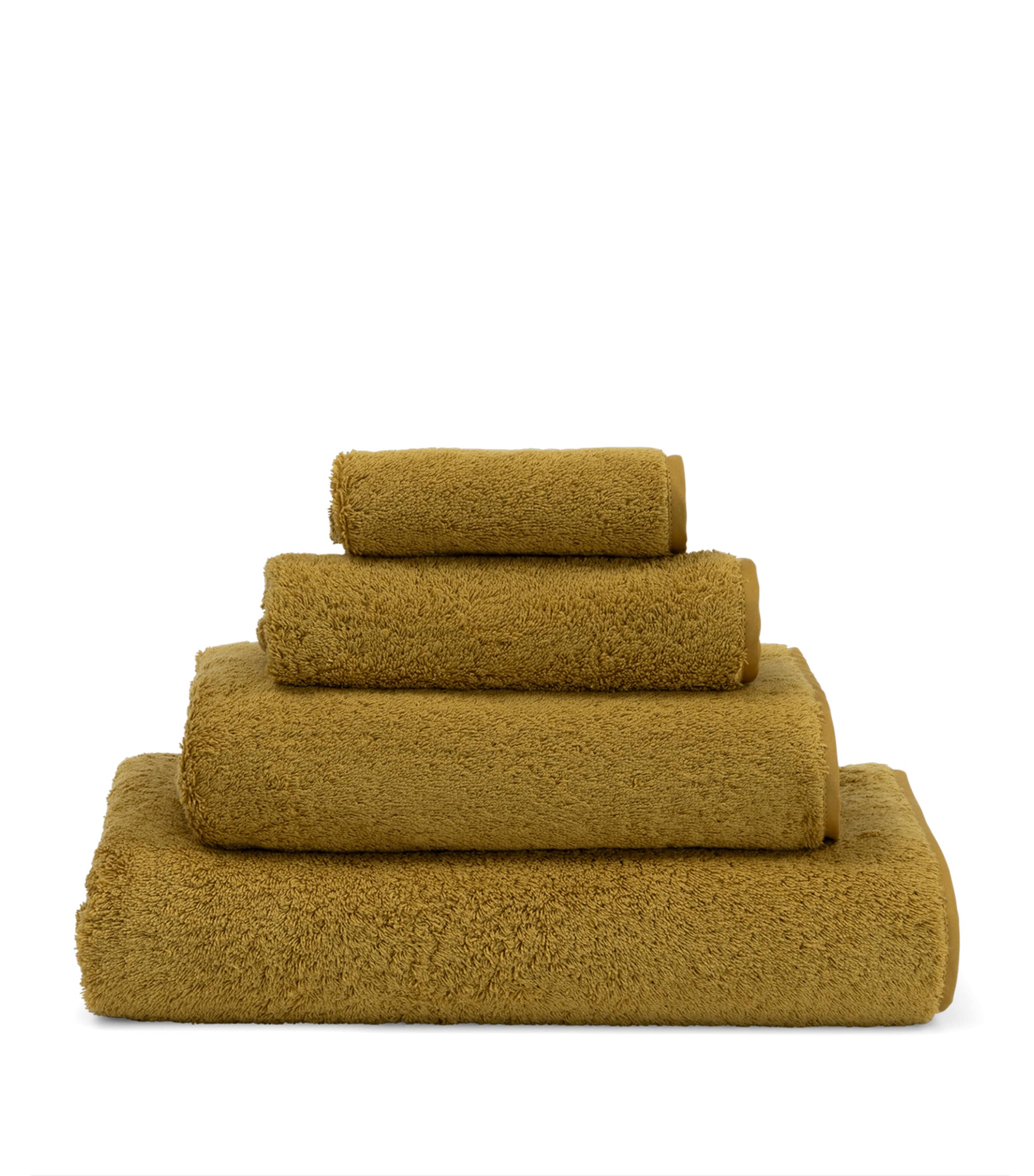 Frette Cotton Unito Bath Towel (60cm x 110cm) Amber Glow Image 1