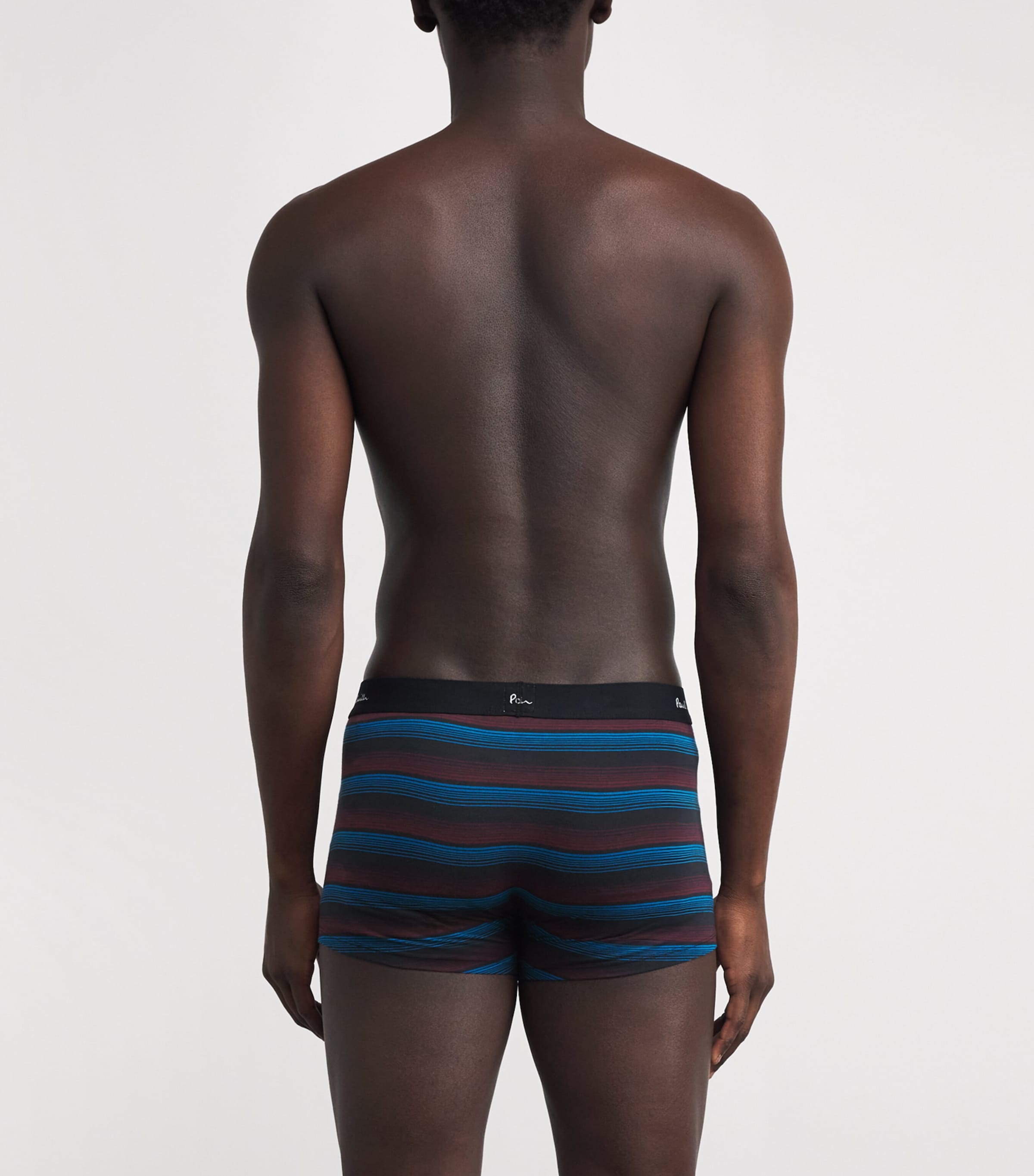 Stretch-Cotton Trunks (Pack of 3) 1A MUTICOLOUR Image 3