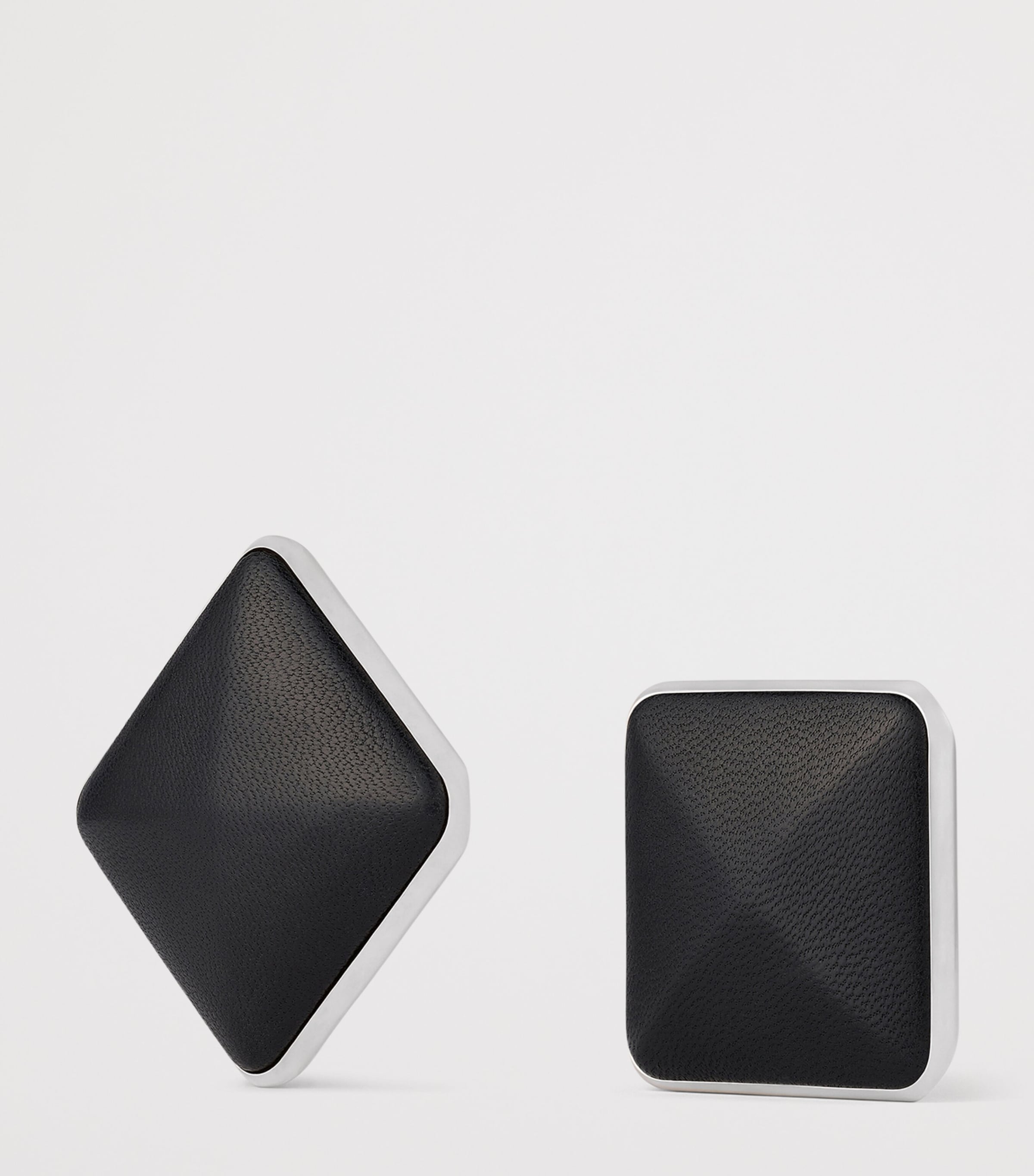 Givenchy Leather Asymmetric Earrings Image 5