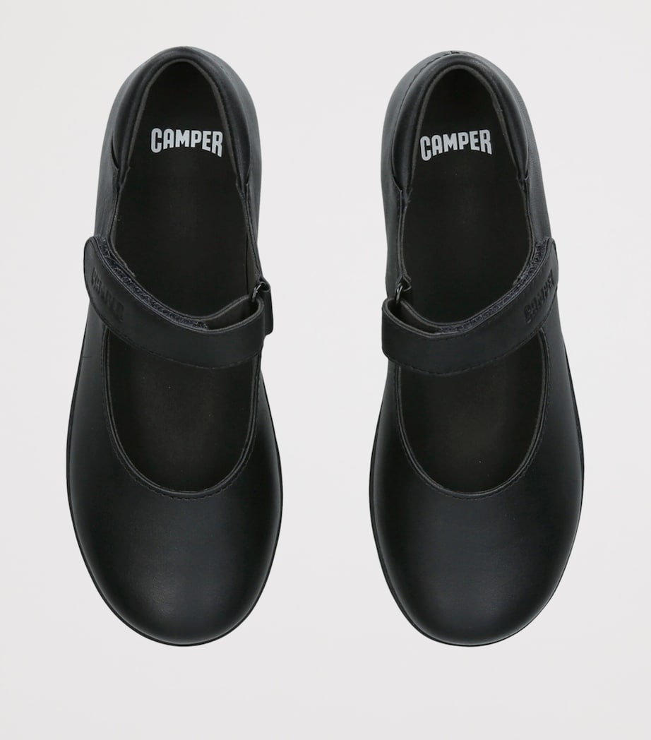 Camper Leather Spiral Comet Mary Janes Black Image 3