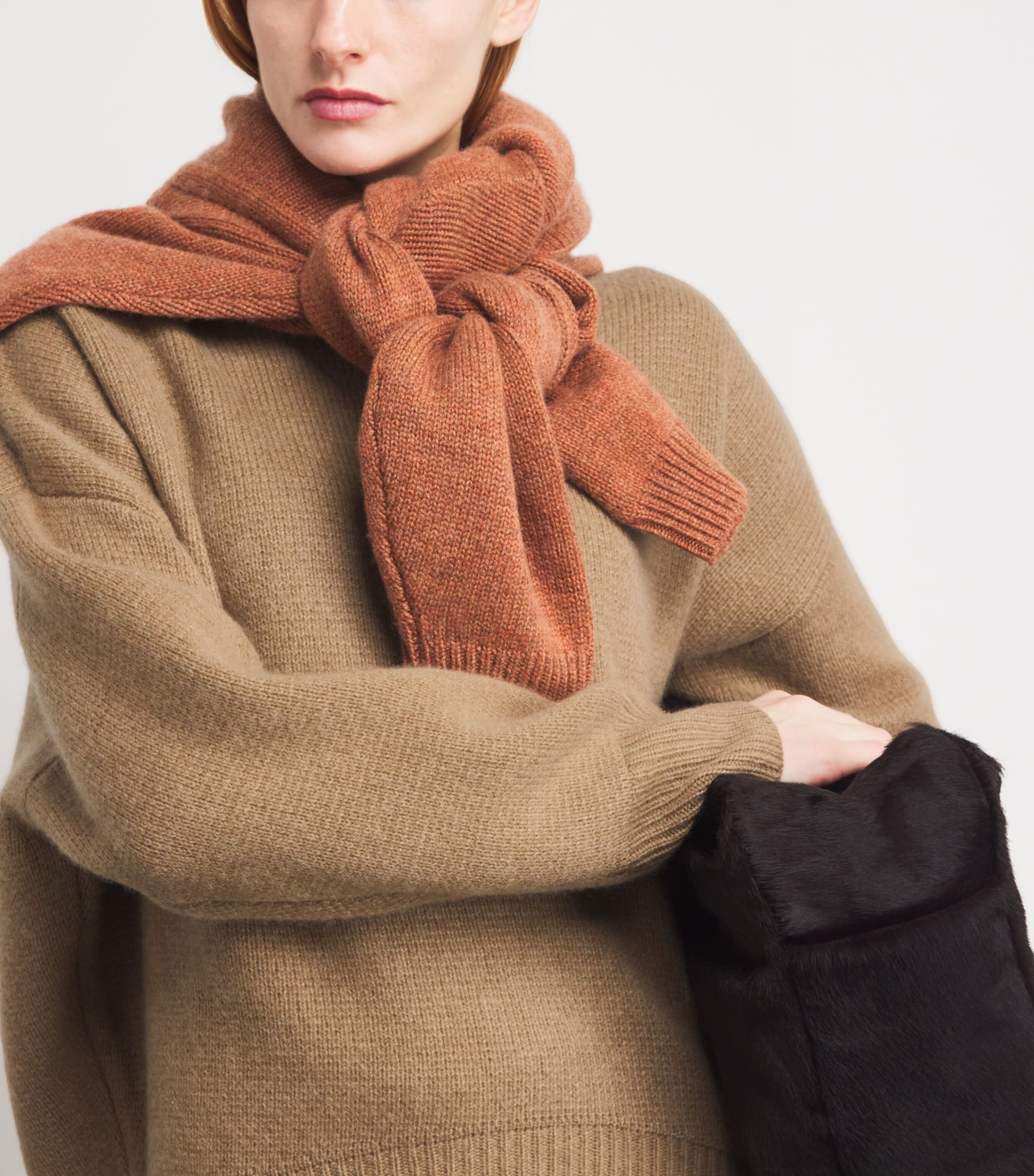 Organic Cashmere Nantes Sweater CAMEL Image 6