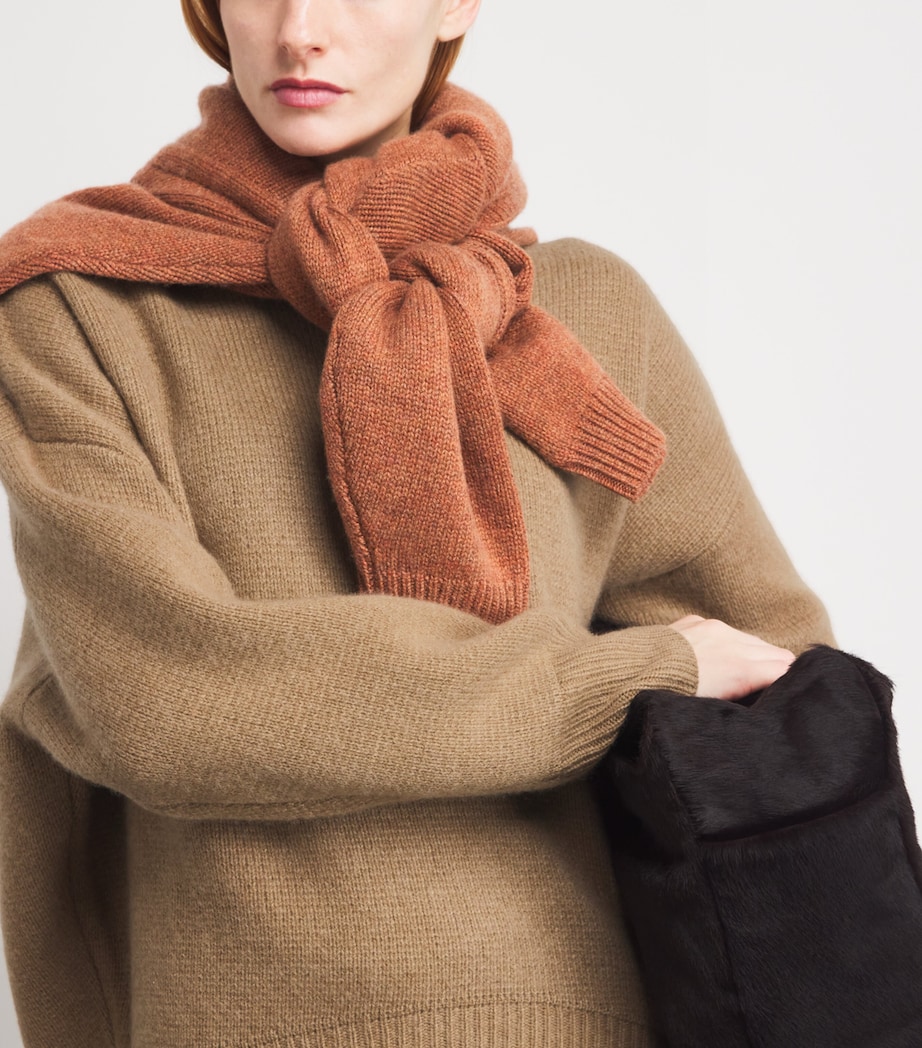 Organic Cashmere Nantes Sweater CAMEL Image 6