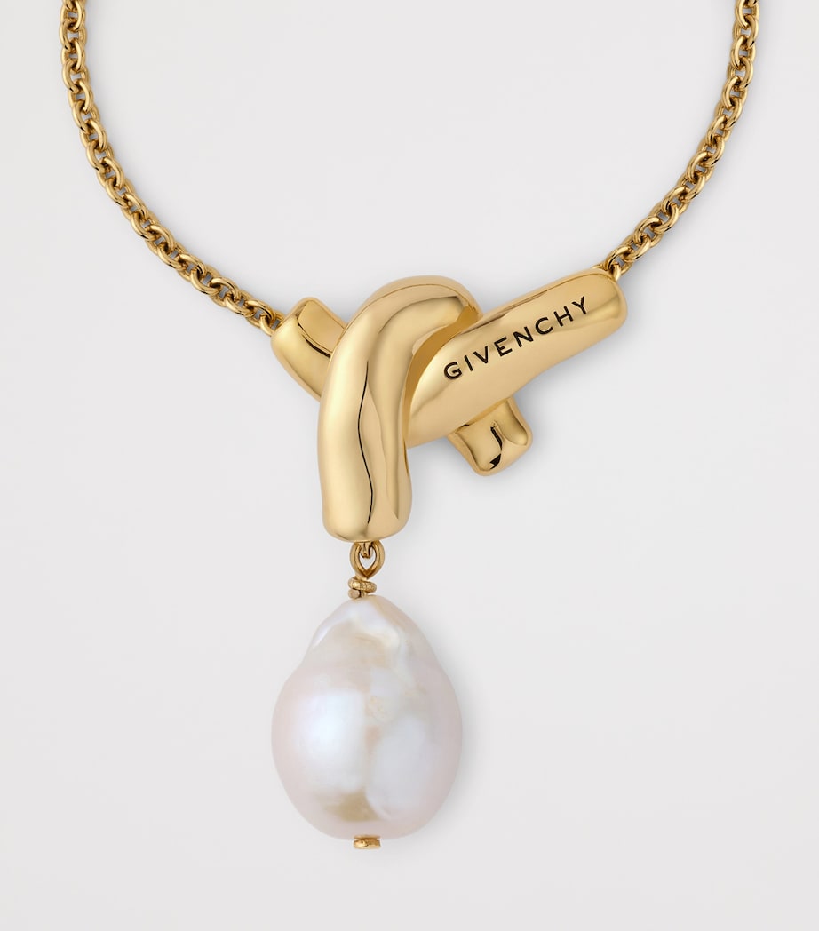 Givenchy Chain Link Pearl Bracelet Image 3