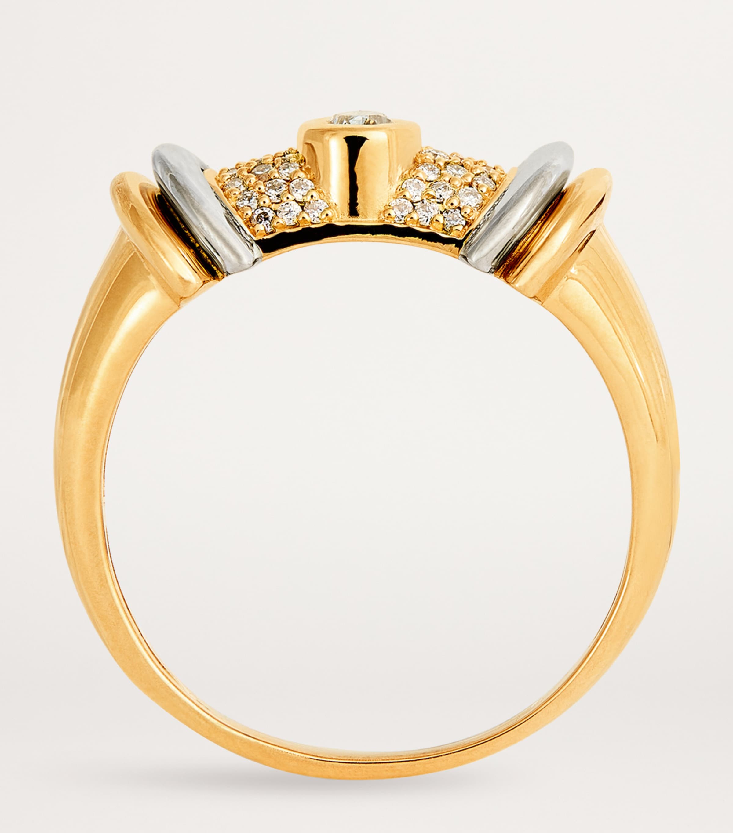 Yellow Gold and Diamond Lot N*91 Ring YELLOW GOLD Image 3