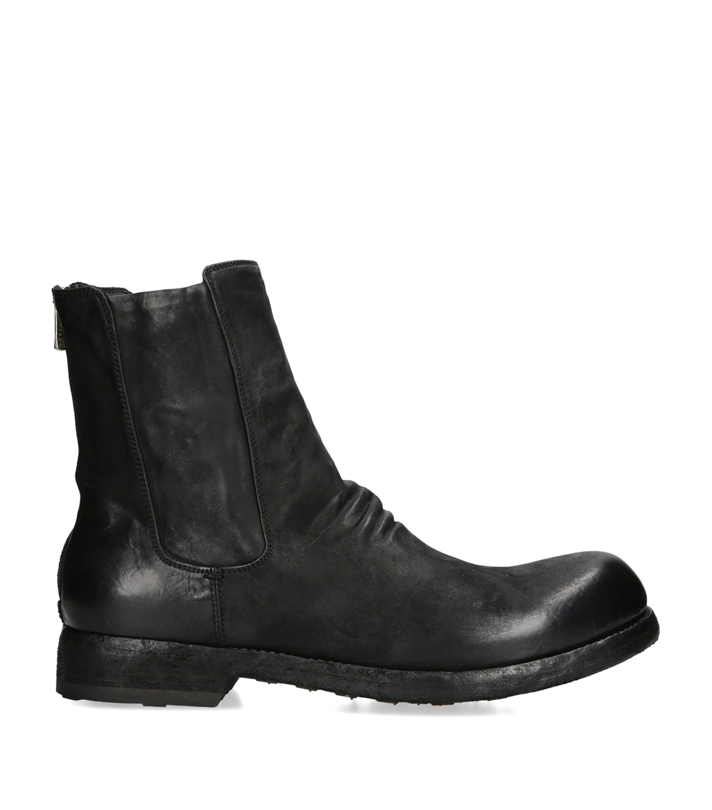 Officine Creative Leather Bulla Chelsea Boots Black Image 1