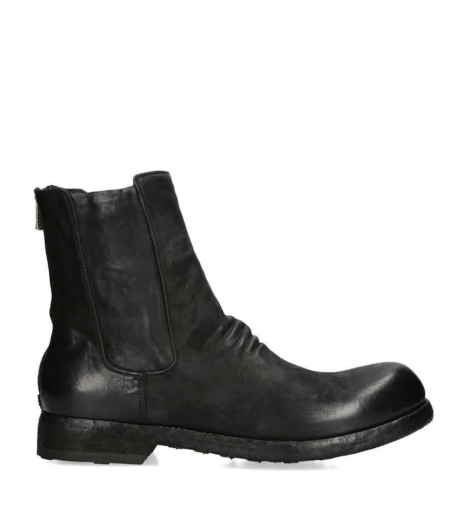 Officine Creative Leather Bulla Chelsea Boots Black Image 1