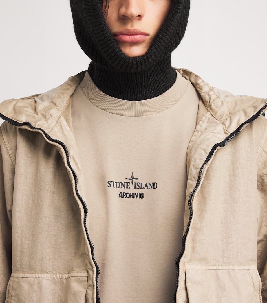 Cotton Archivio Logo T-Shirt V009A Image 6