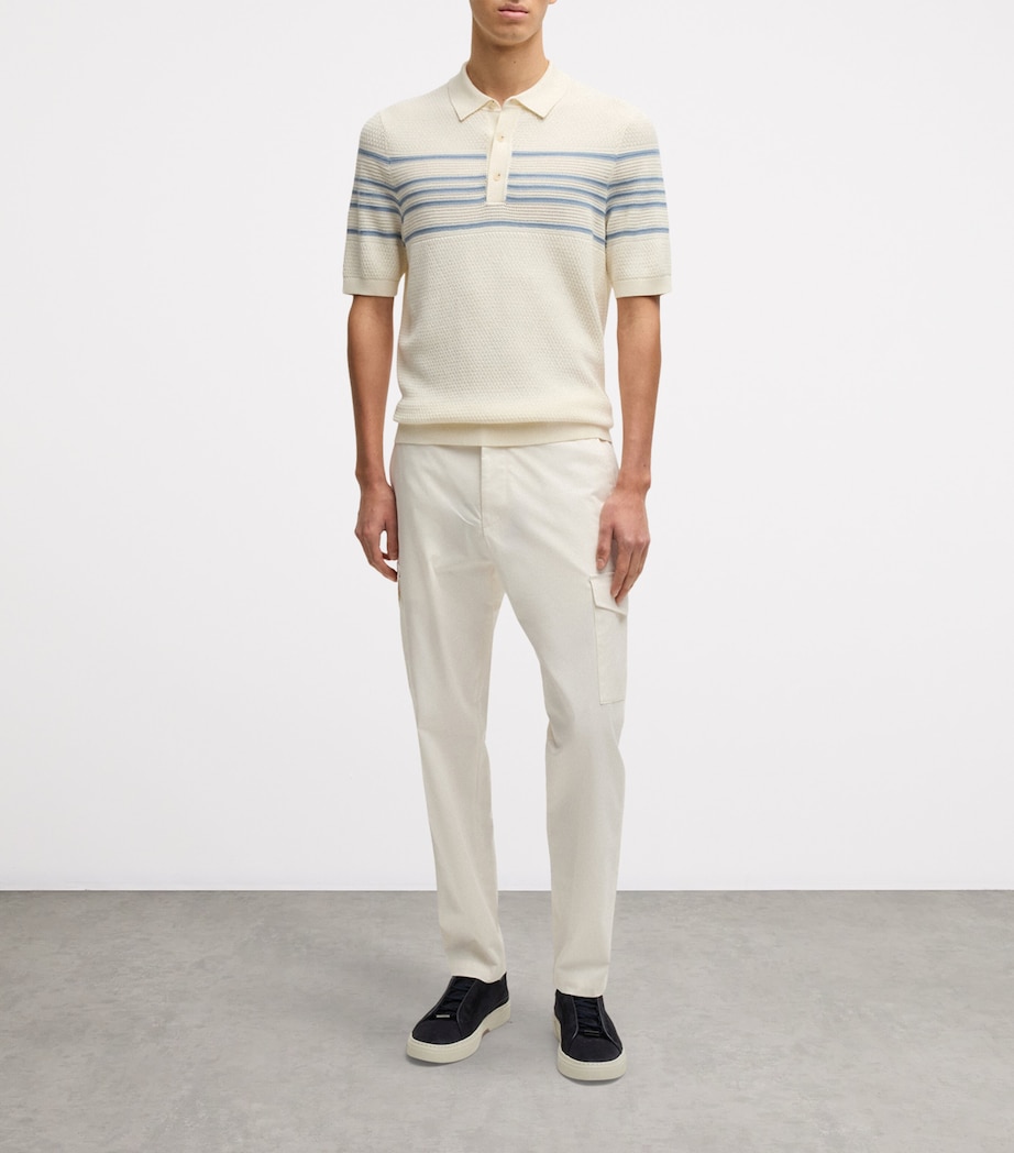 Cotton-Silk-Blend Cargo Trousers 118 Image 6