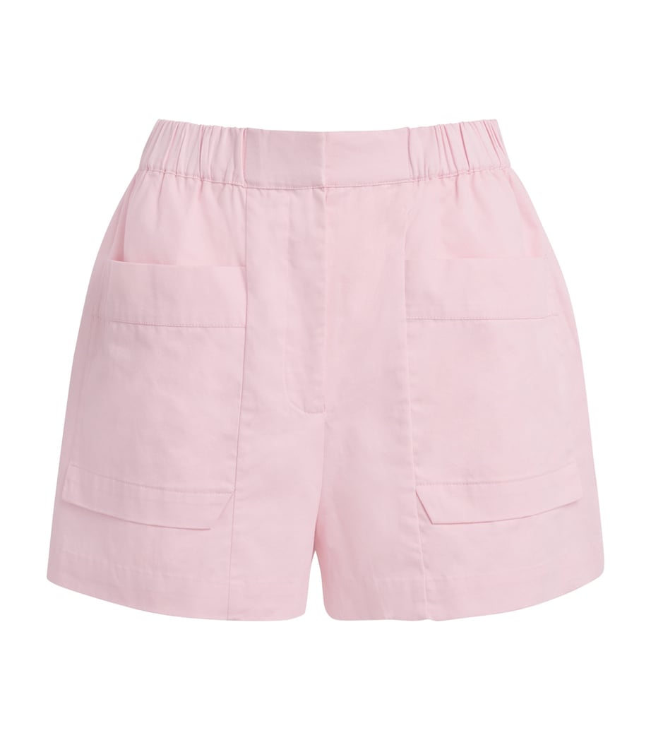 Maje Womens Cotton Shorts Pink Image 1