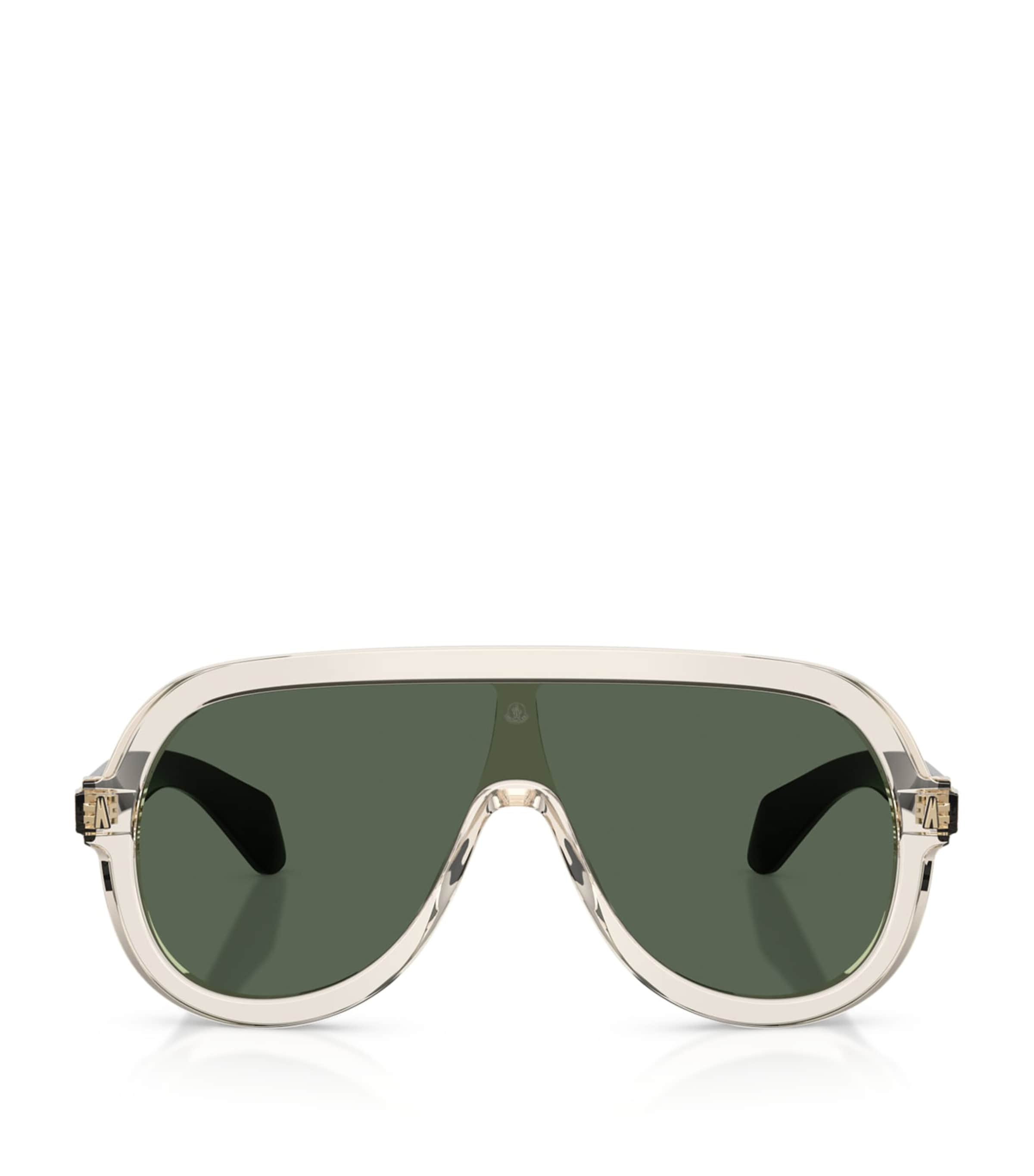 Moncler Sunsette Pilot Sunglasses White Image 1