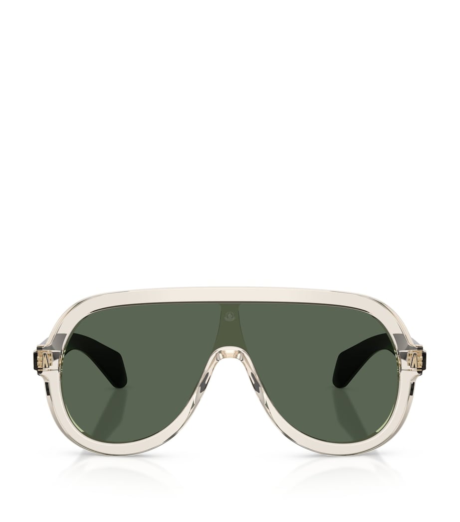 Moncler Sunsette Pilot Sunglasses White Image 1