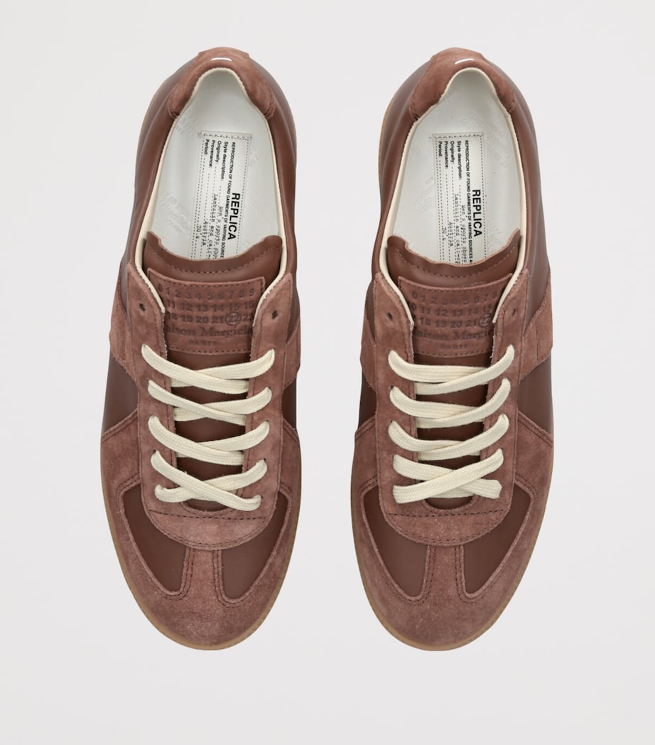 Leather Replica Sneakers BROWN/OTH Image 4