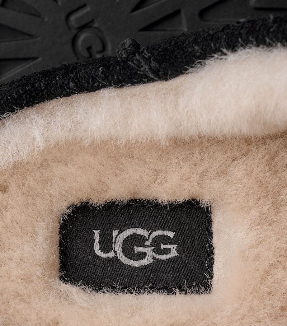 Suede Elea Slippers BLACK Image 7