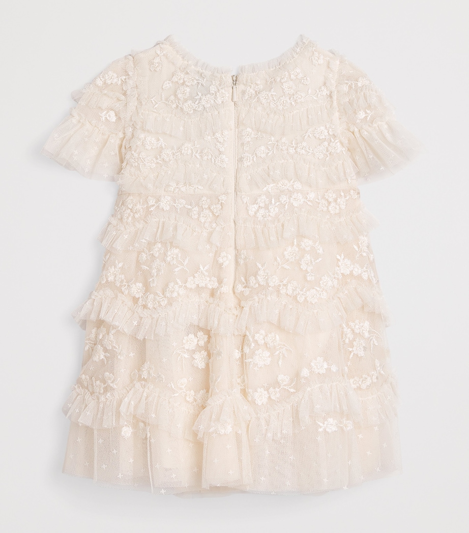 Needle & Thread Daisy Wave Dress (3-24 Months) Cream Image 2