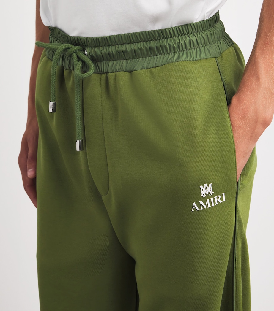 Cotton Logo Relaxed Sweatpants GREEN Image 6