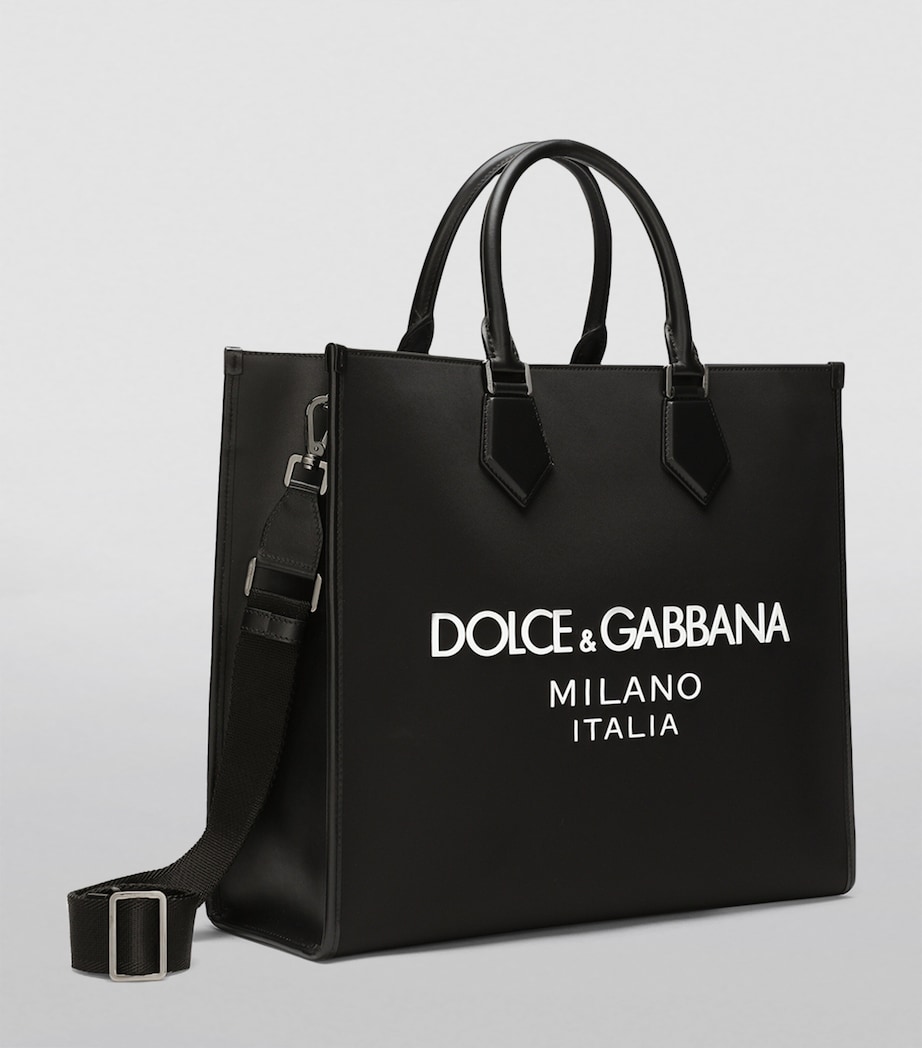 Logo Tote Bag 8B956-BLACK/BLACK Image 2