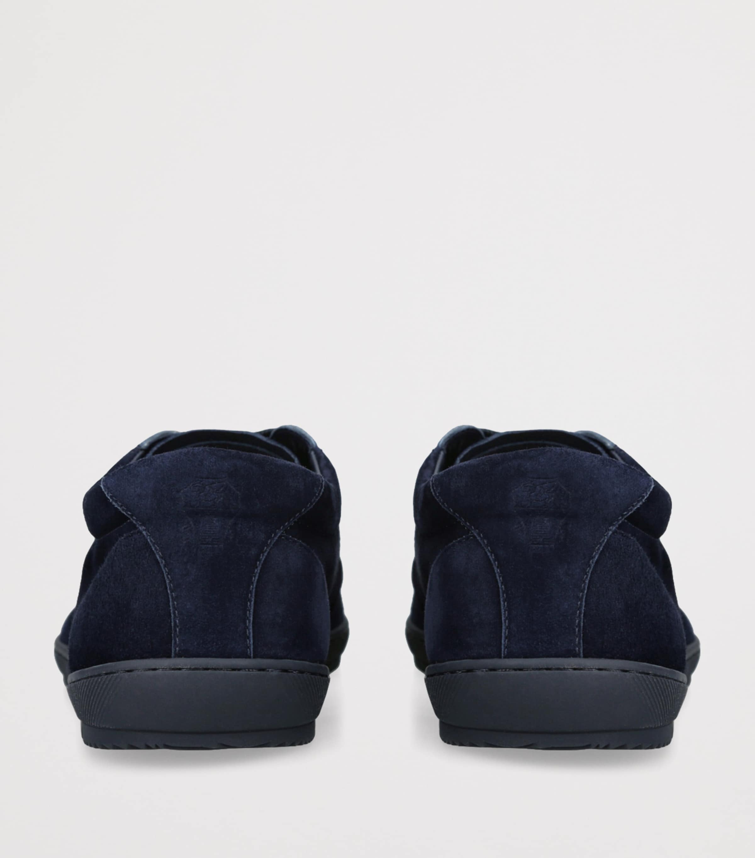Brunello Cucinelli Suede Low-Top Sneakers Navy Image 2