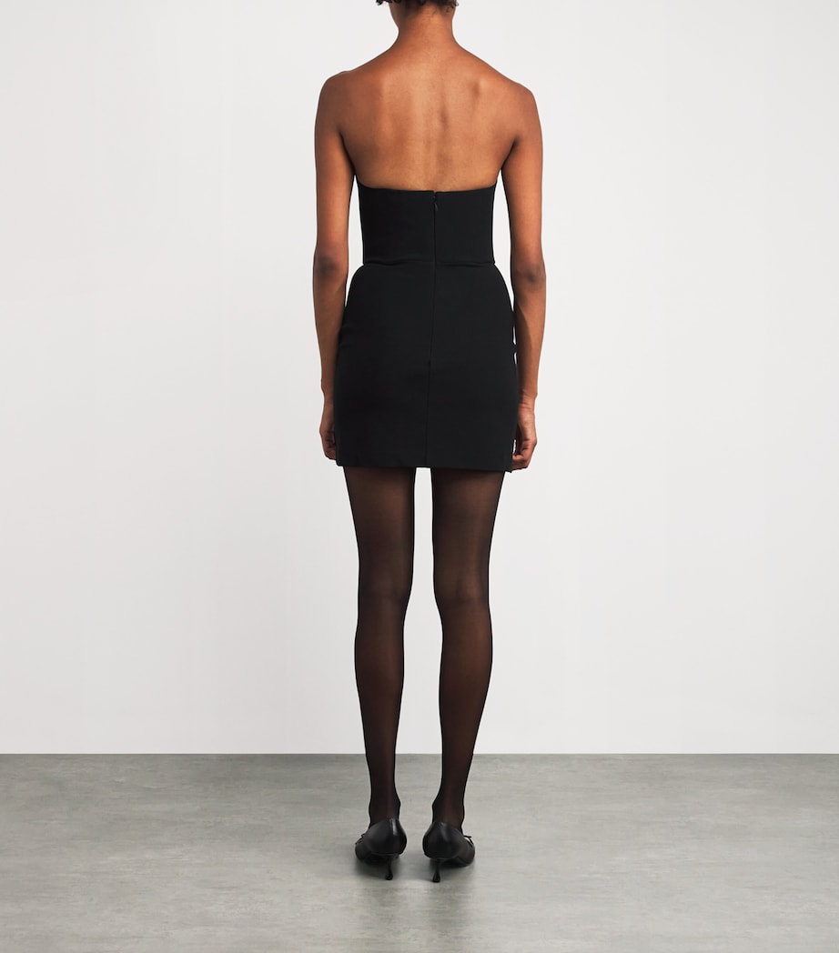 Heart Cup Mini Dress BLACK Image 3