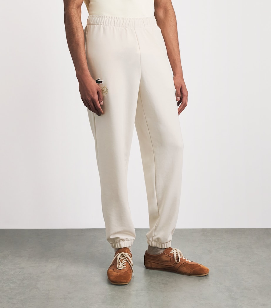 Lacoste Mens x Novak Djokovic Tennis Cuffed Sweatpants Xfj Lapland Image 4