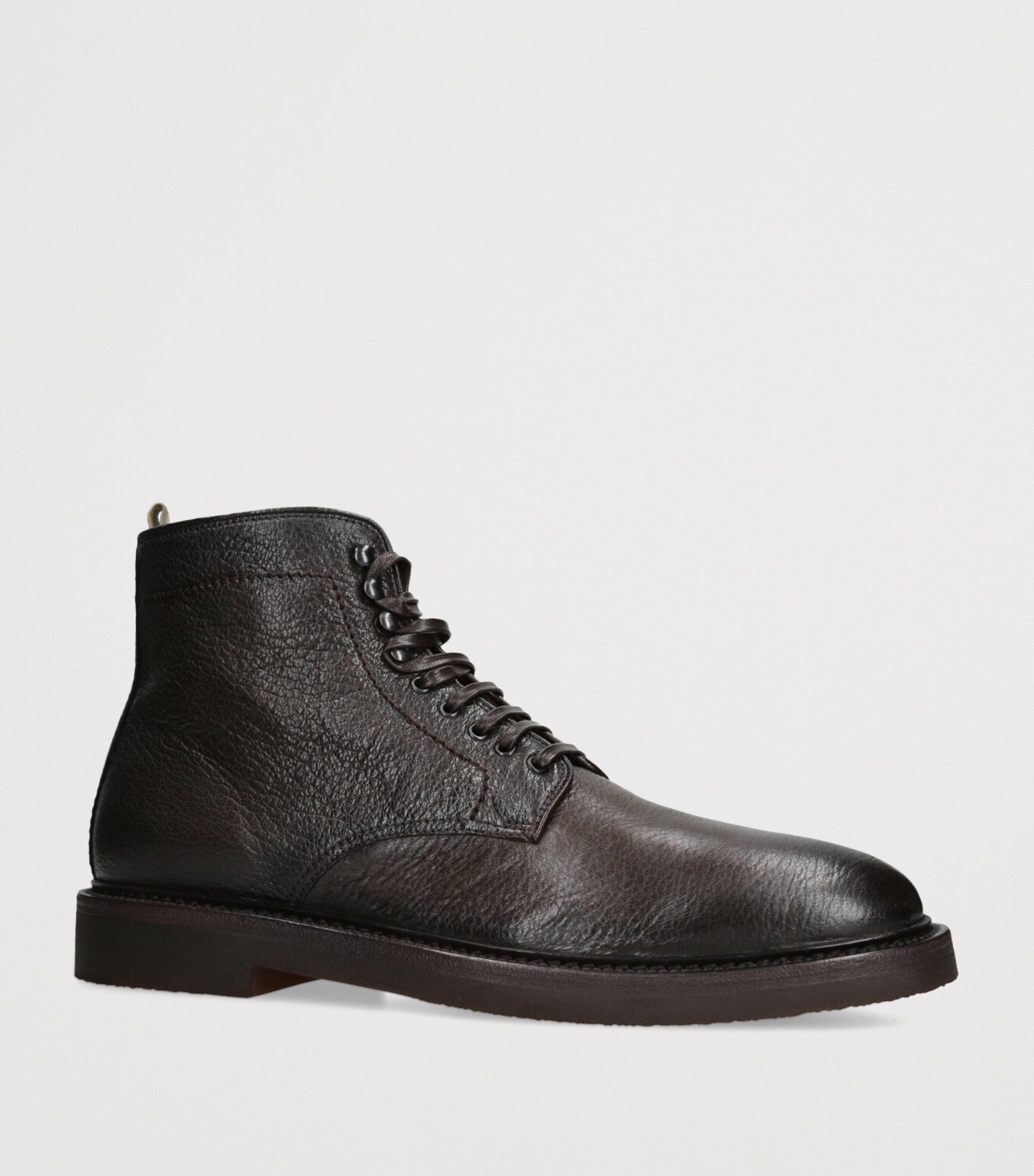 Leather Hopkins Flexi 203 Boots DARK BROWN Image 3