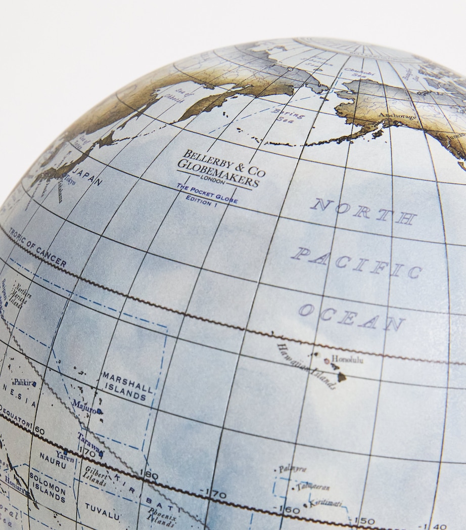 Bronze Glacial Blue Pocket Globe (12cm) GLACIAL BLUE Image 9