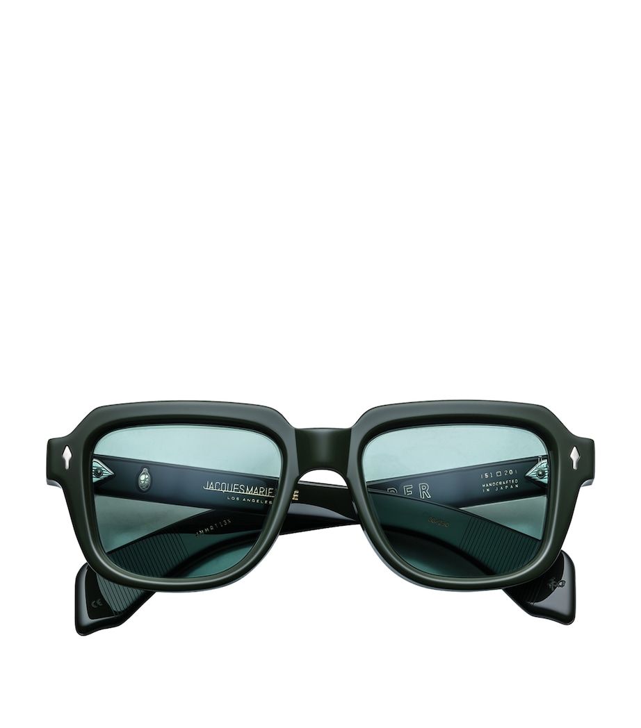 Jacques Marie Mage Acetate Taos Sunglasses Evergreen Image 1