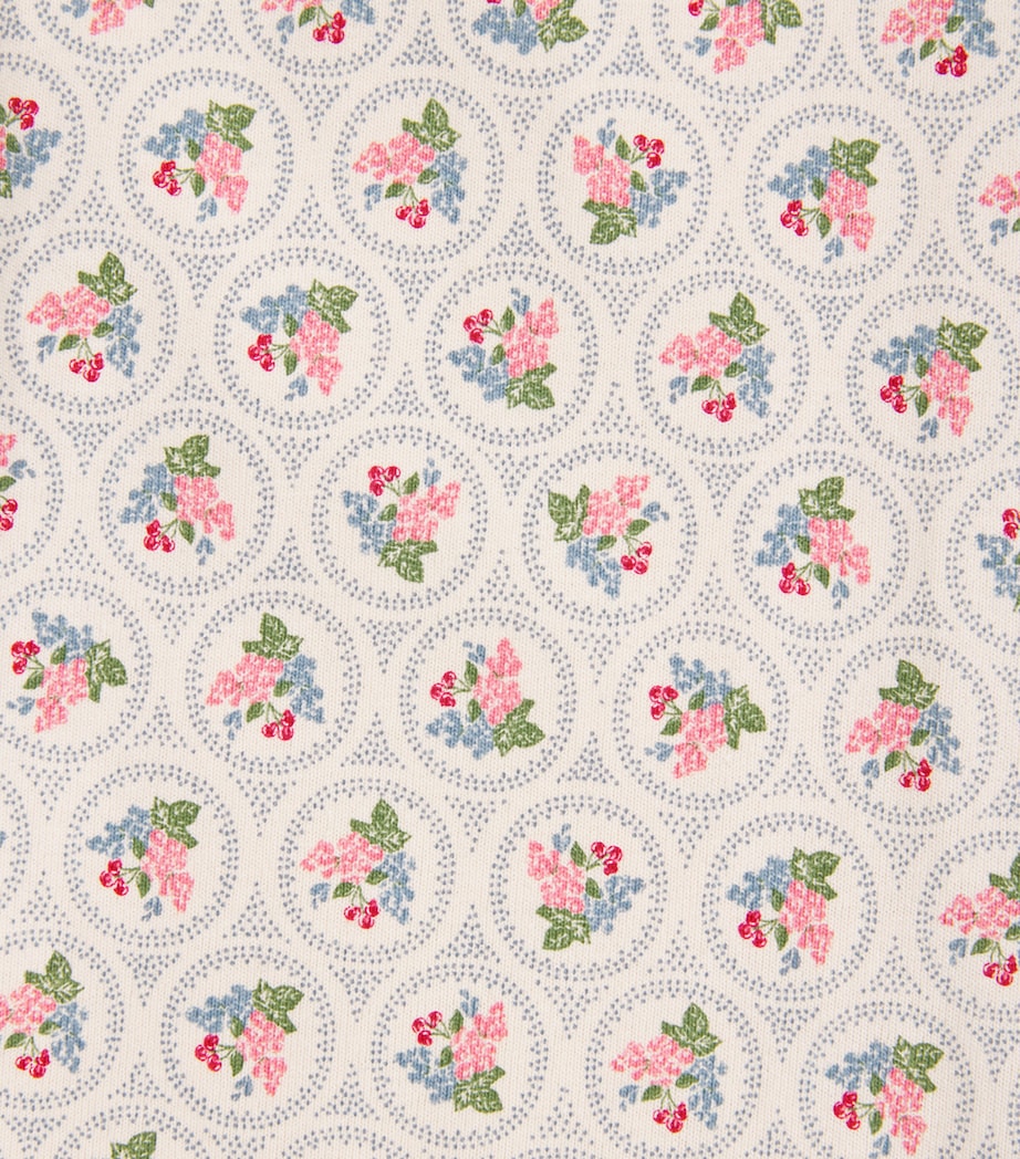 Cotton Floral Trousers (12 Months-4 Years) P00105 VERONA BLUES Image 3