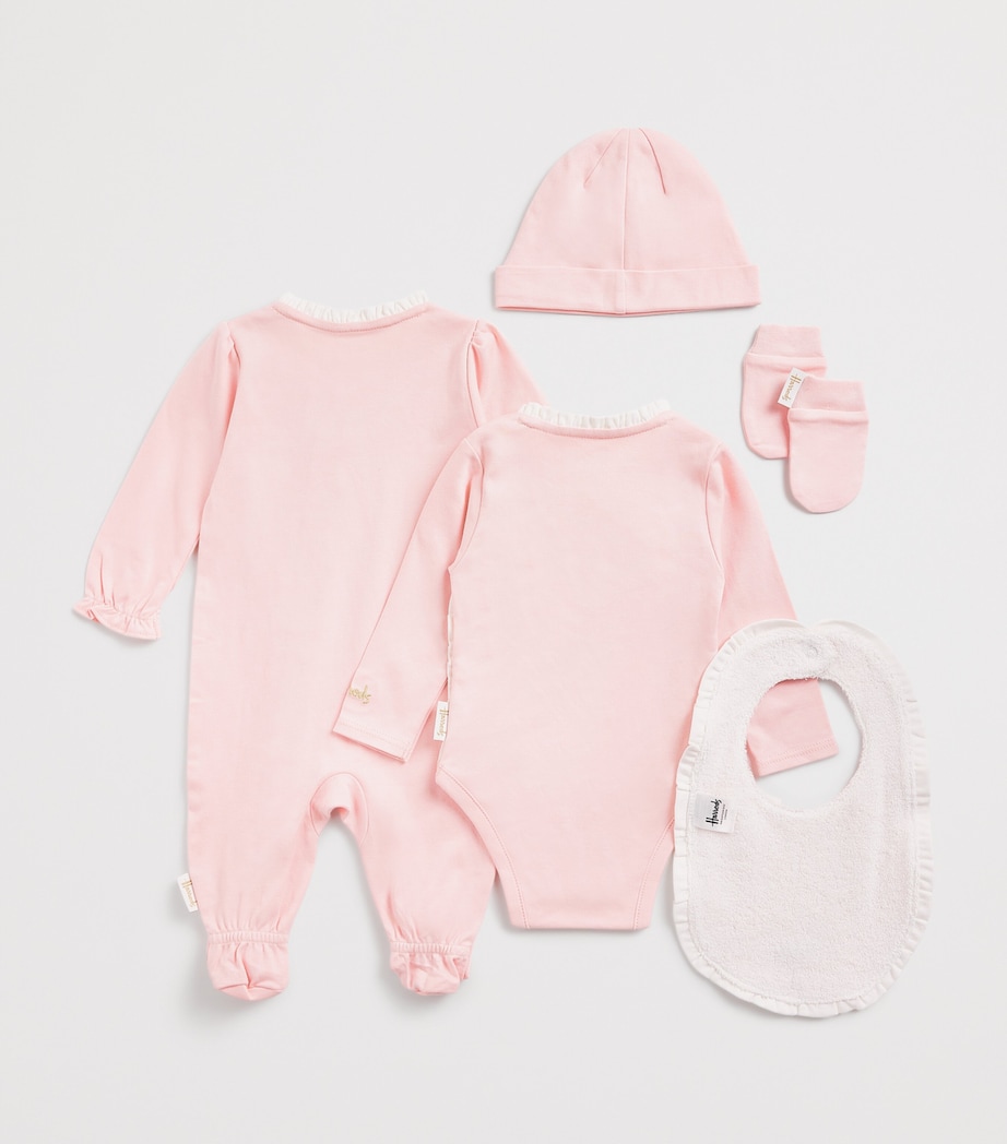 Pima Cotton Jersey Baby Gift Set (0-18 Months) PINK Image 2