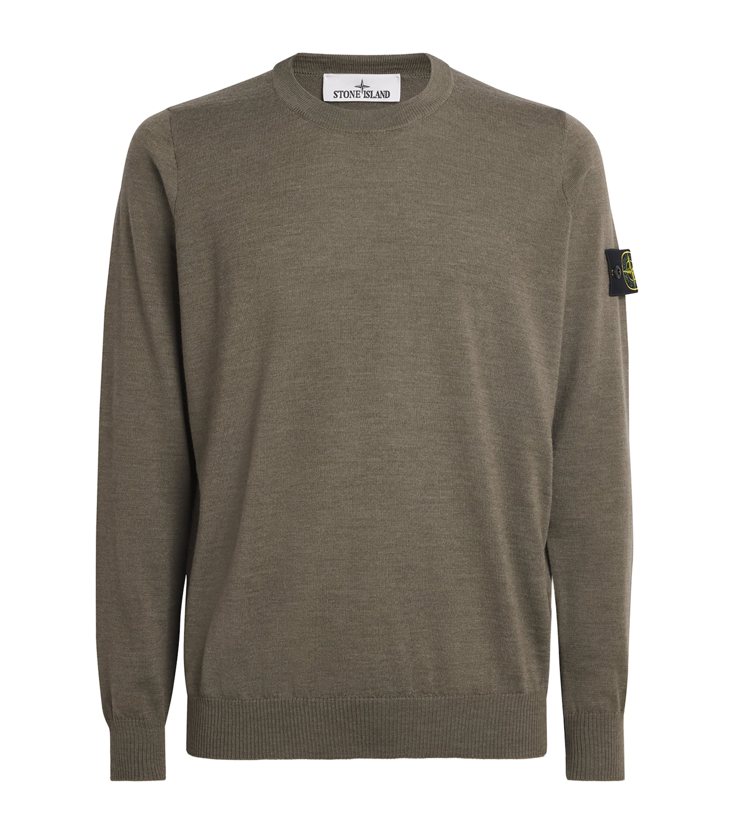 Stone Island Mens Compass Logo Sweater Image 1