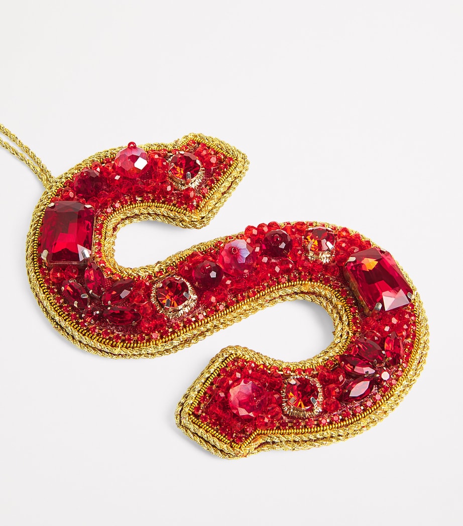 Embellished S Tree Decoration RED Image 2