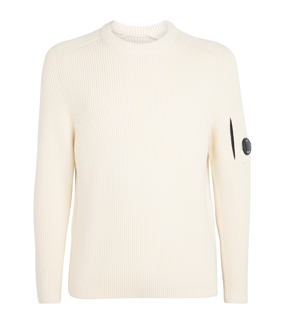 Cotton-Blend Ribbed Sweatshirt 103 Image 1