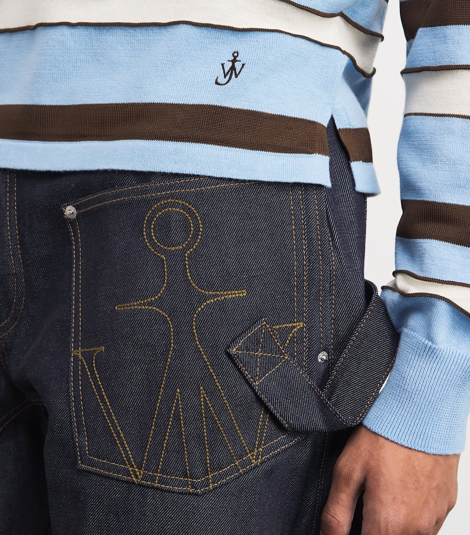 Twisted Wide-Leg Jeans INDIGO 870 Image 6