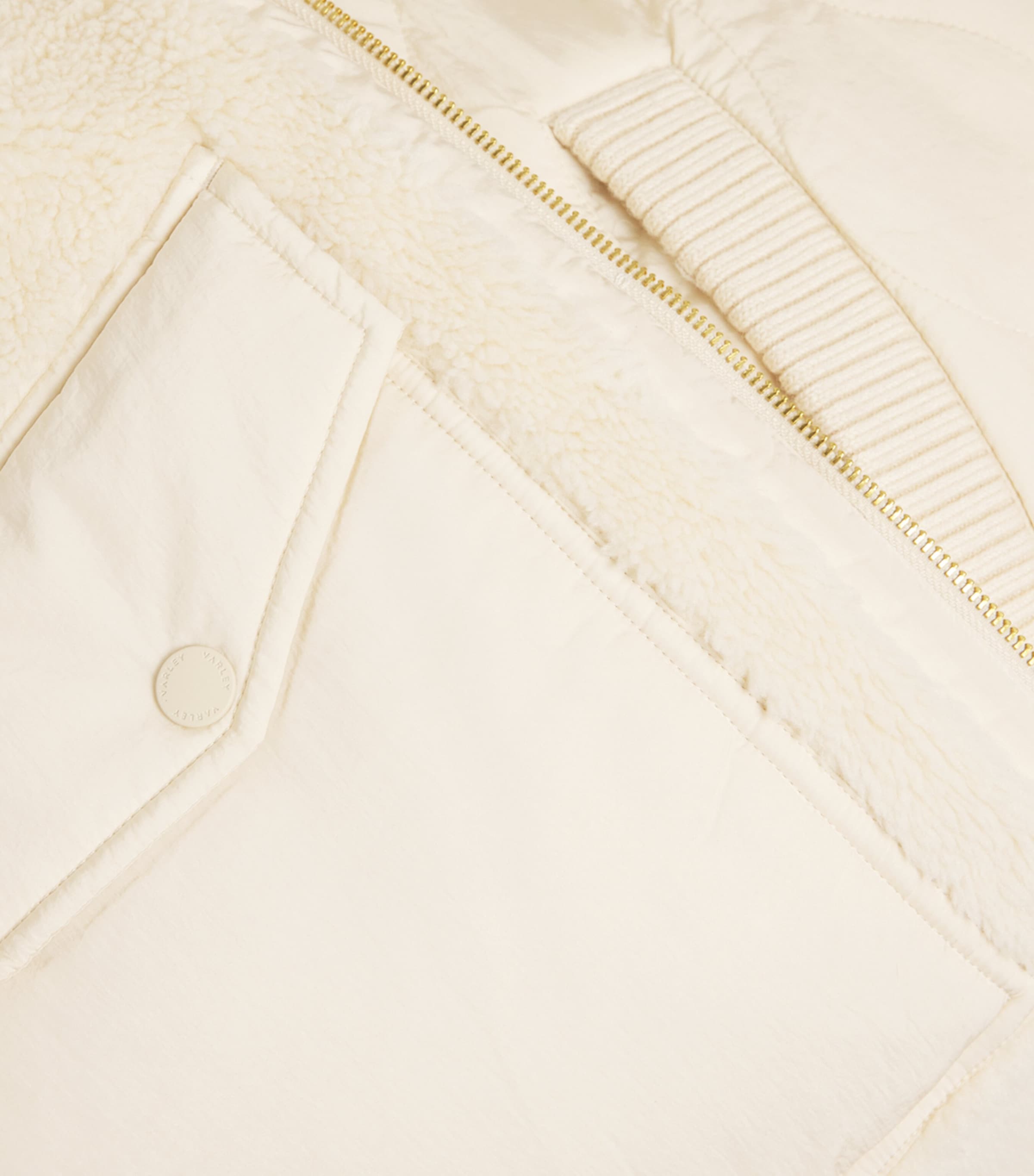 Hooded Reversible Cyrus Coat SANDSHELL Image 5