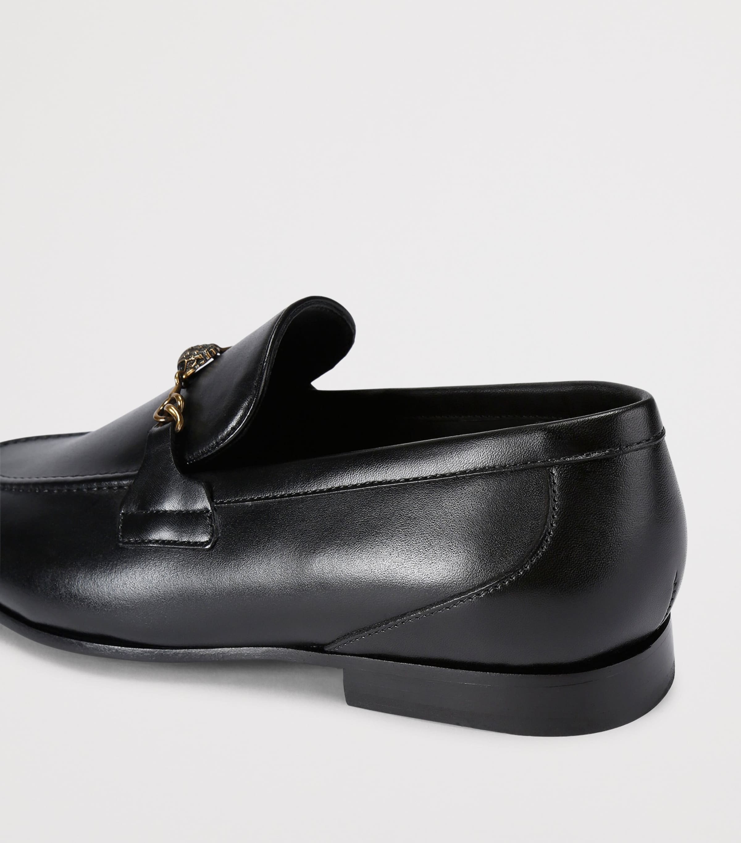 Kurt Geiger London Leather Alton Loafers Black Image 3