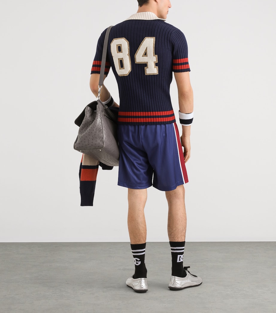 Dolce&Gabbana Mens Jersey Stripe Bermuda Shorts Dg Soccer Club Image 3