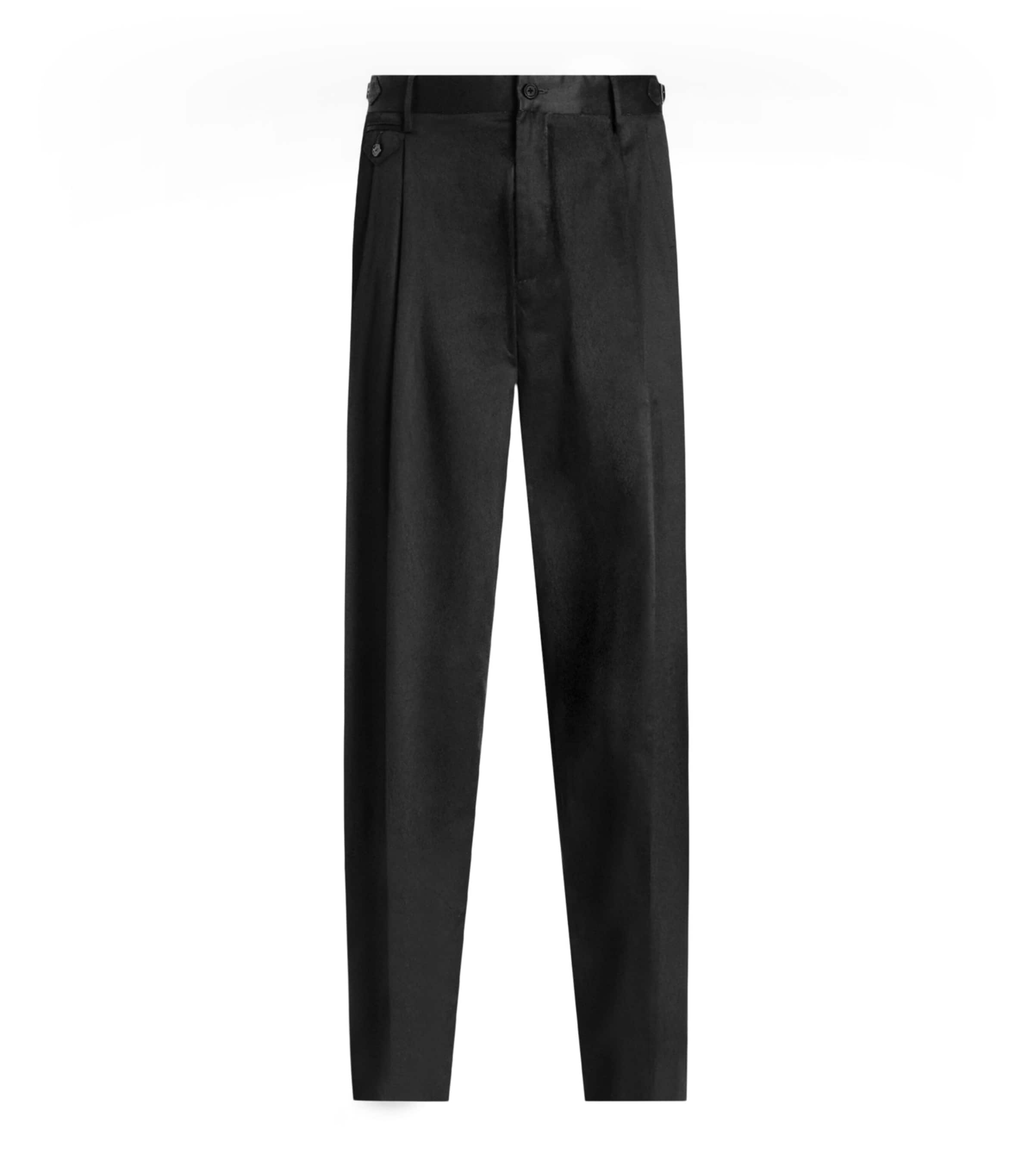 Dolce&Gabbana Multi Cotton-Blend Wide-Leg Tailored Trousers