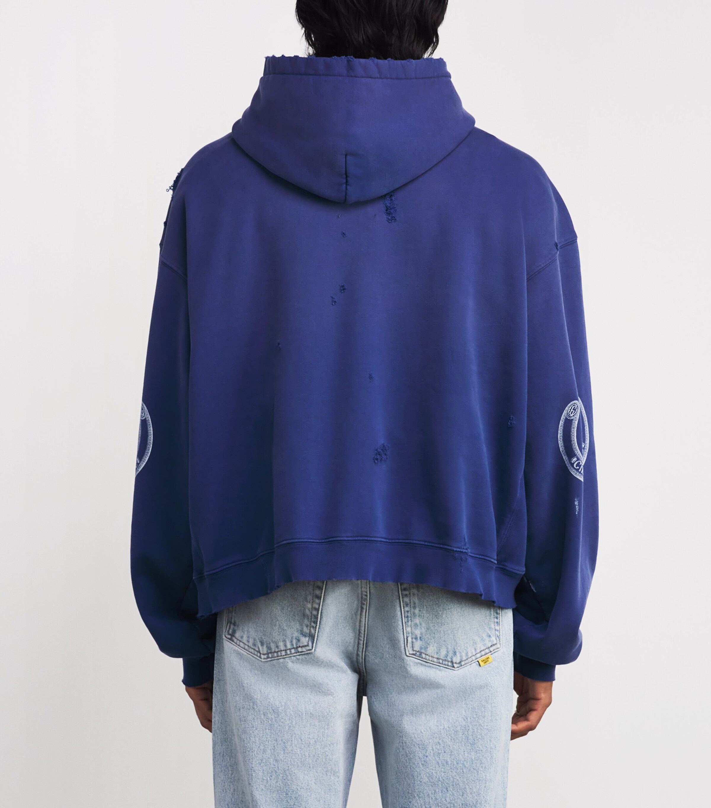 GALLERY DEPT. Mens Cotton Chateau Ranch Hoodie Navy Image 4