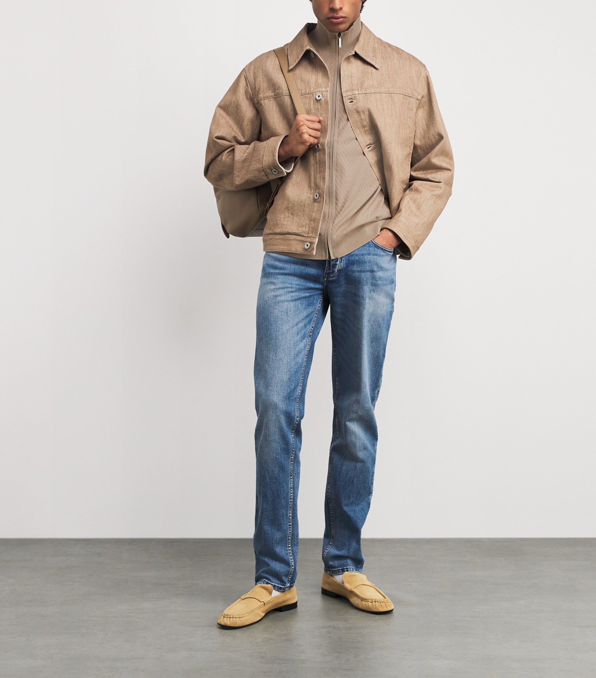 Icon Chevron Zip Cardigan U1146 Image 2