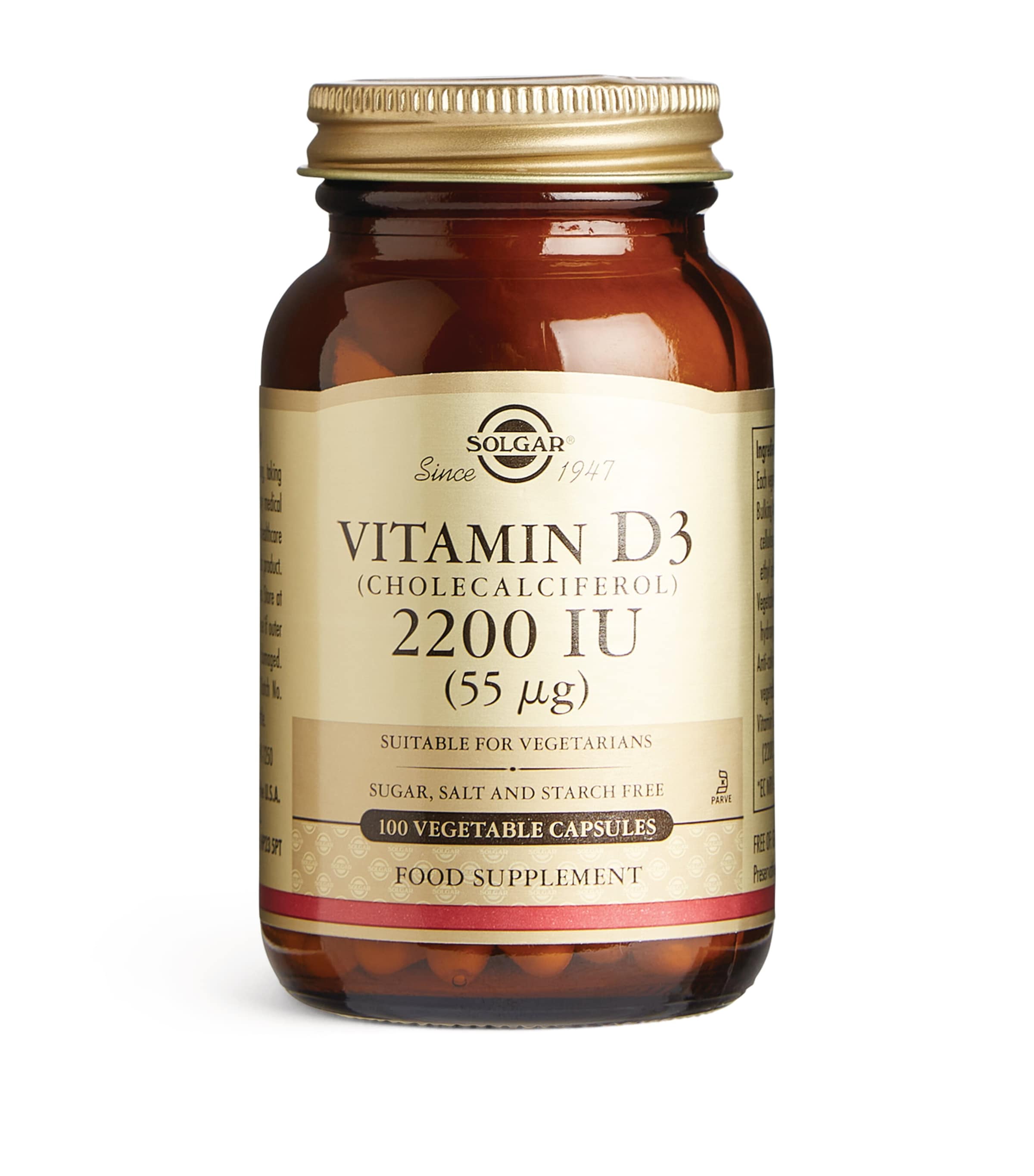 SOLGAR VITAMIN D3 2200 IU