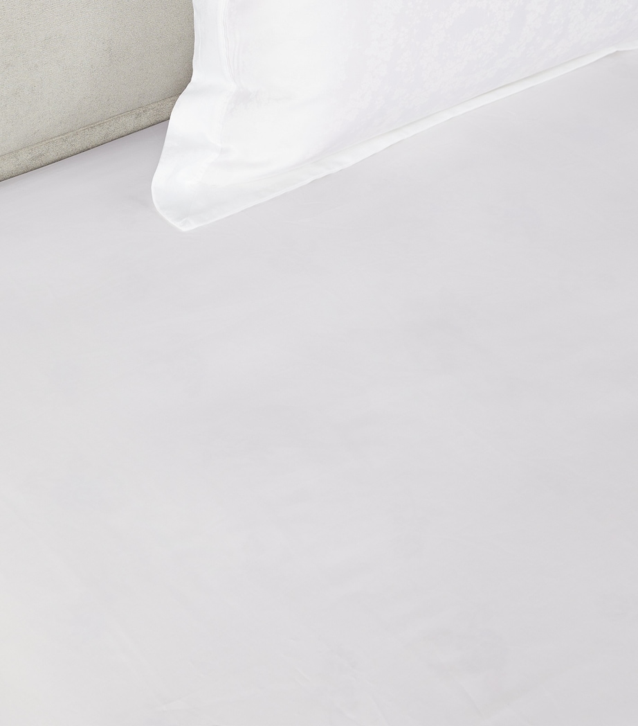 Suave King Fitted Sheet (150cm x 200cm) WHITE Image 6