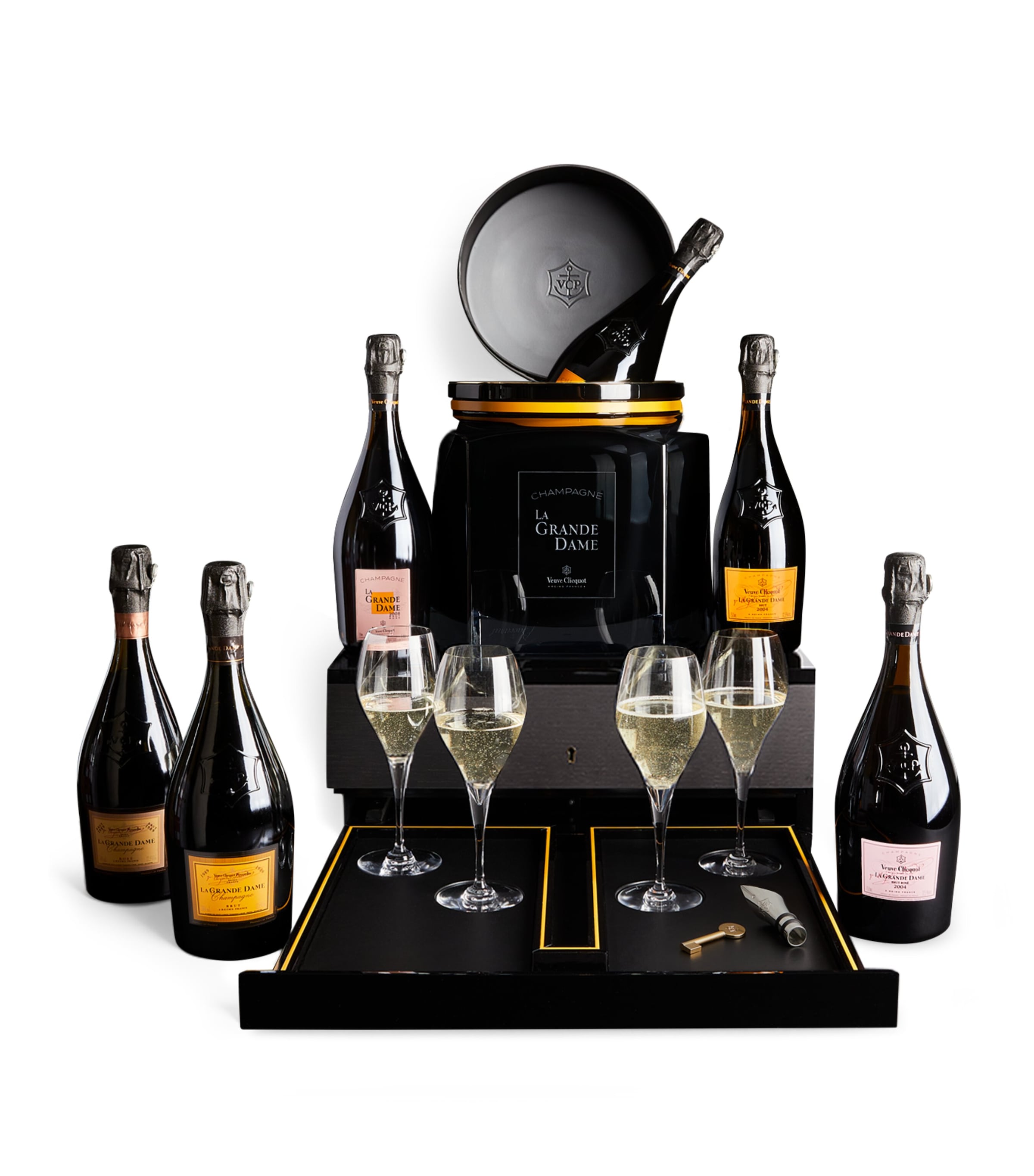 Veuve Clicquot x Baccarat La Grande Dame Inkwell Champagne Case (6 x 75cl) - Champagne, France | Wine & Spirits | Champagne | Designers | Veuve Clicquot | 5303