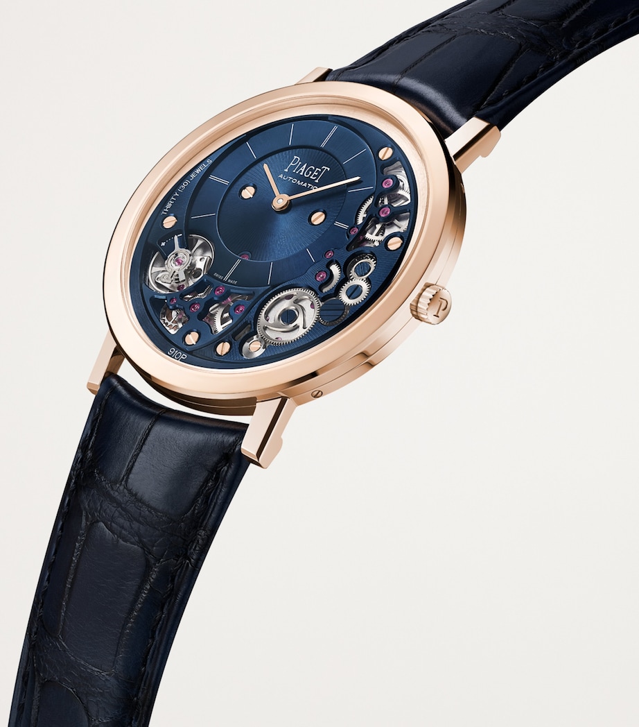 Rose Gold Altiplano Ultimate Watch 41mm BLUE Image 2